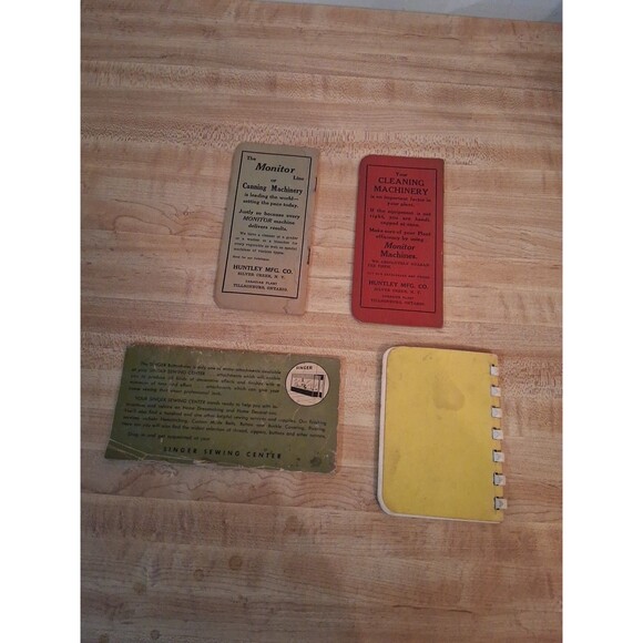 Vintage 1940s 1950s Booklet Lot Monitor Canning Grain Cleaner Singer Buttonholer - Picture 2 of 11